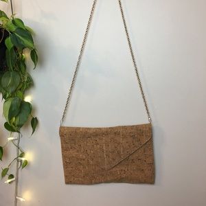 Unique cork chain purse